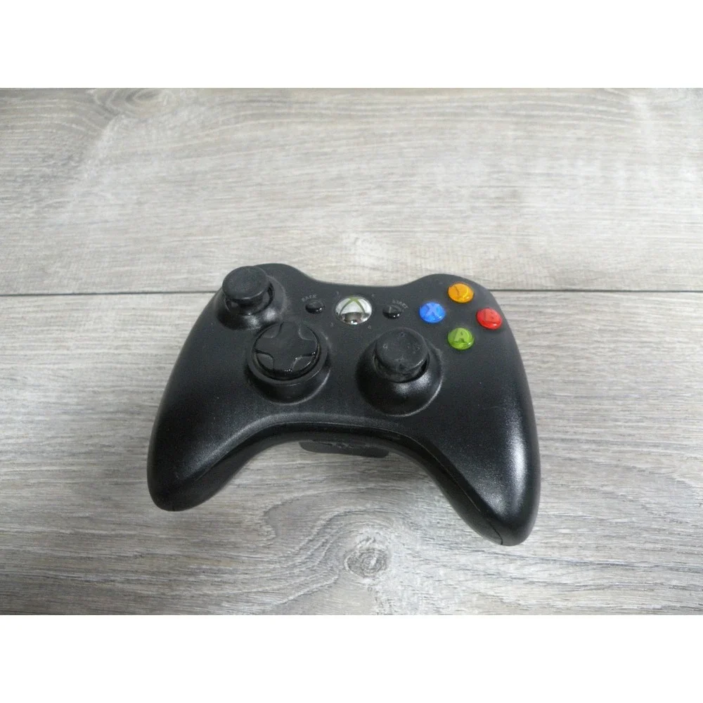 Microsoft Xbox 360 Wireless Controller Black Official Original Untested